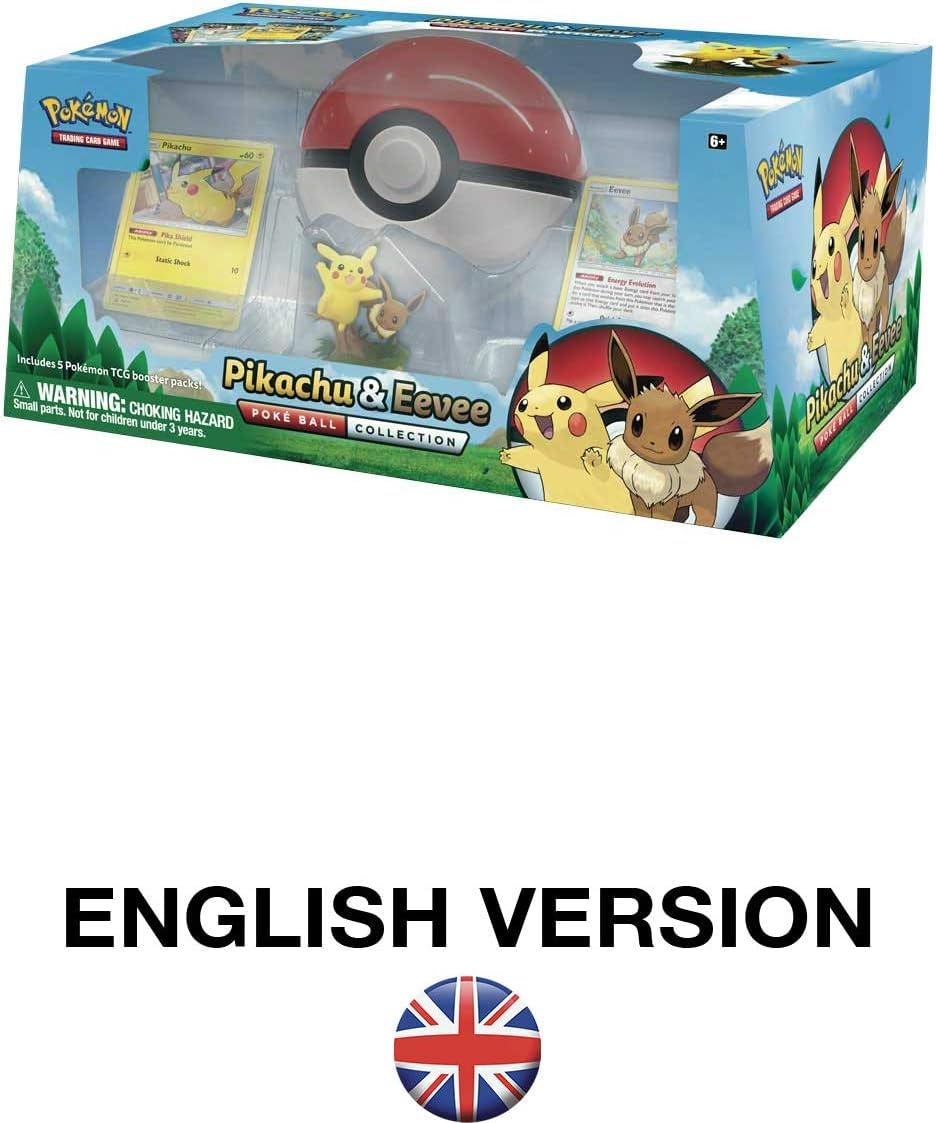 Amazon.com: Pokemon Pikachu and Eevee Pokeball Collection : Toys & Games