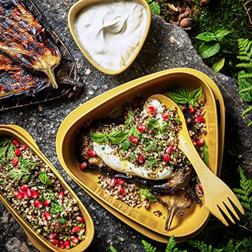 Light My Fire Camping Mess Kit - 6 Pcs Mess Kit For Camping 1 Person - Reusable Camping Plates And Utensils - Bpa Free Lunch Box To Go With Cutlery - Camping Dishes/Hiking Mess Kit/Bento Box #TOP1