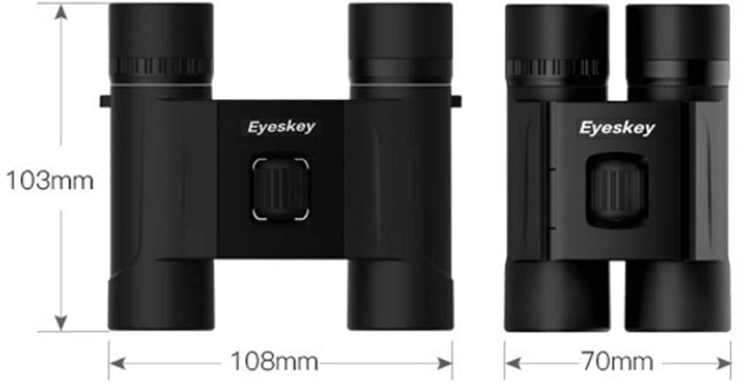TTDGYYXW Binoculares Cámara Plegable Telescopio Observación de Aves Viajes Caza de Estrellas Concierto Deportes-4 Lentes