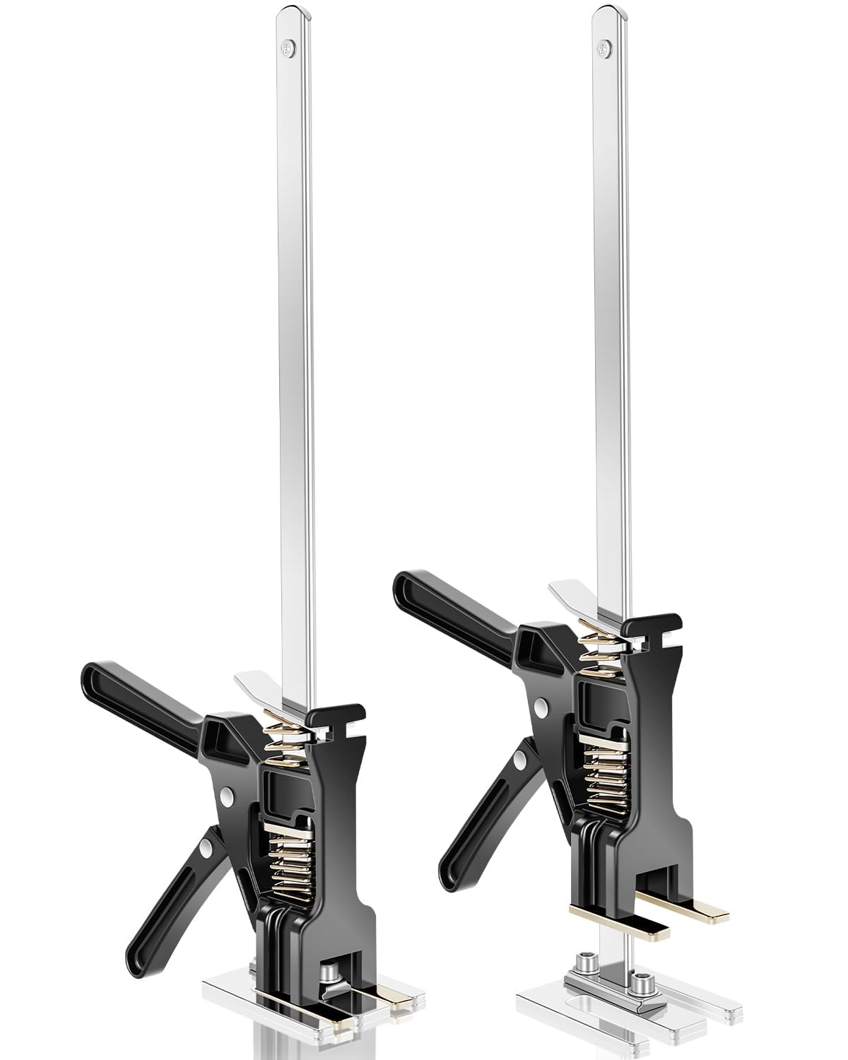 ARUDIP Labor Saving Arm Furniture Lifter 15.55 Inch | Wall Tile Locator | Bar Clamps for Woodworking | Door Panel Lifting Cabinet Jack Board Lifter Multipurpose Tool - Set of 2-image-47