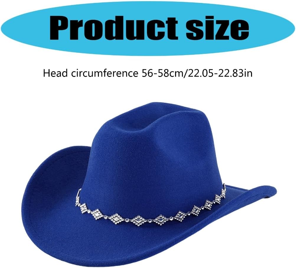 Minimalists Hat Lady Fashion Hat Fancy Dress Hat Unisex Wool Felted Denims Hat