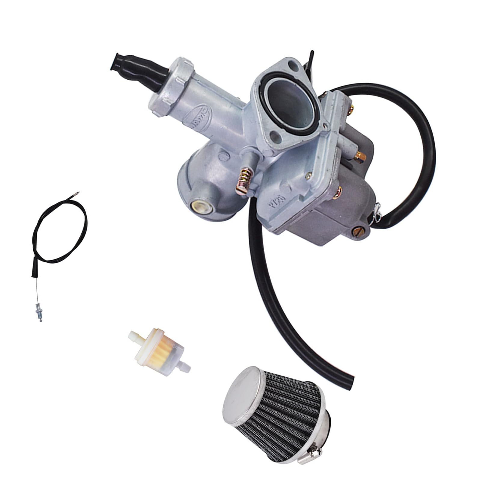26mm Carburetor and Throttle Cable Filter PZ26 Replacement for CB125S XR100 XR100R CRF100F XL100 XL100S XR200 XR200R Carb
