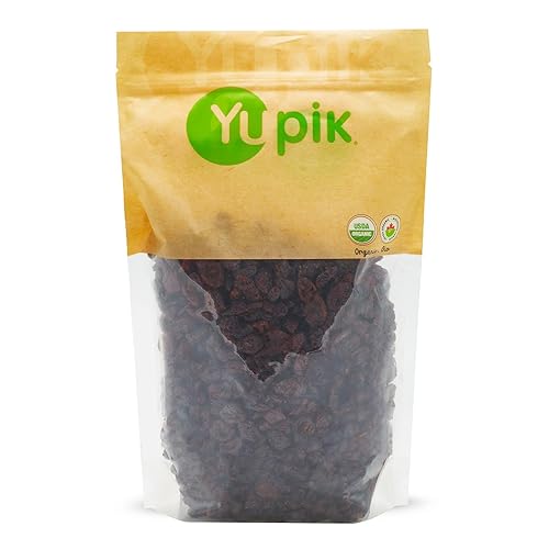 Yupik Arándanos secos, jugo de manzana orgánico infusionado, 2.2 lb