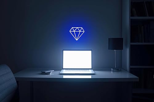 Miniatura 5 de Señal de neón LED de silicona Diamond Flex - Rosa - st16s33-fnu0055-k