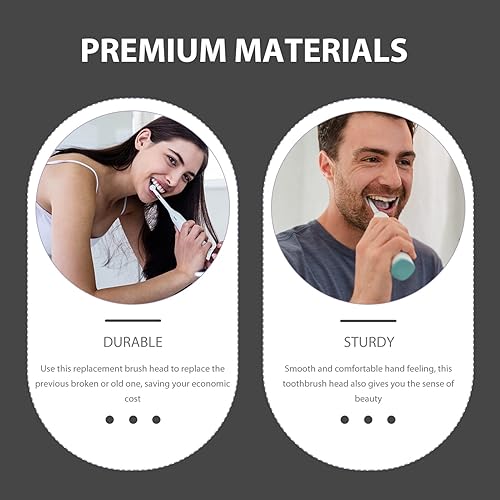 Miniatura 5 de Healeved Cabezales de repuesto para cepillos de dientes, cabeza de cepillo USB, cabezales de cepillo de dientes orales, cepillo eléctrico para
