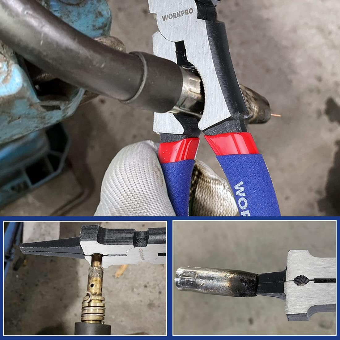 Pliers: 8” Welding + 8” Needle Nose