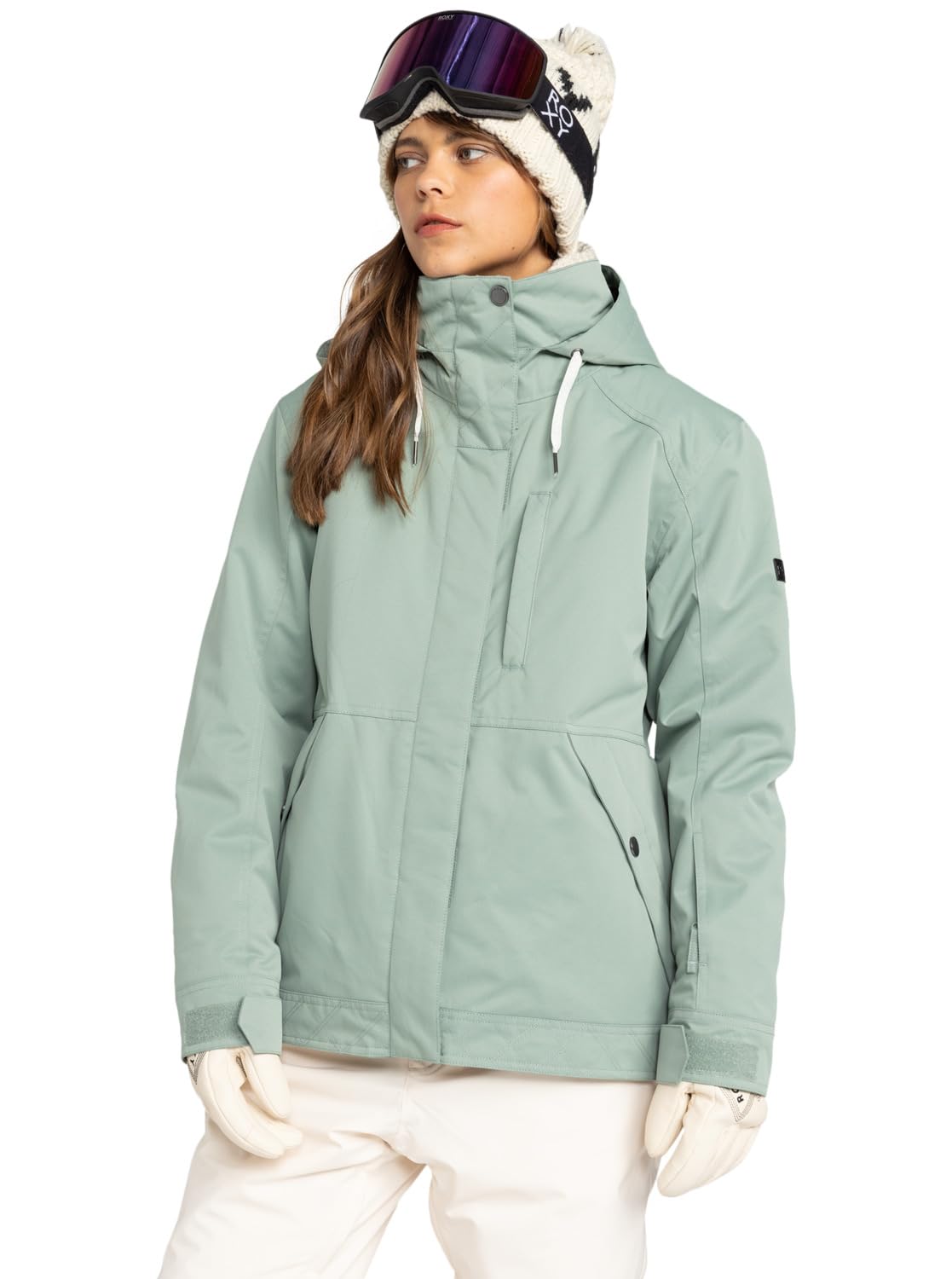 Chaquetas Snowboard Roxy Billie Niña Verde Black Chaqueta De