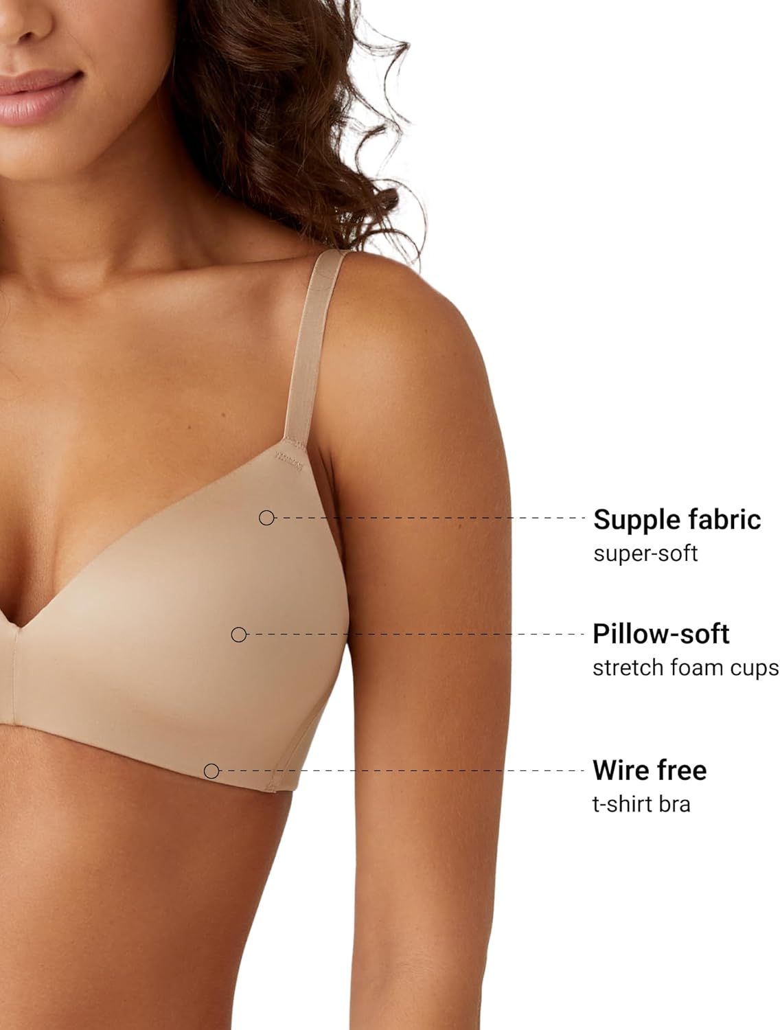 b.tempt'd Womens Future Foundation Lightly Padded Wire Free T-Shirt Bra, 956281 - Image 3
