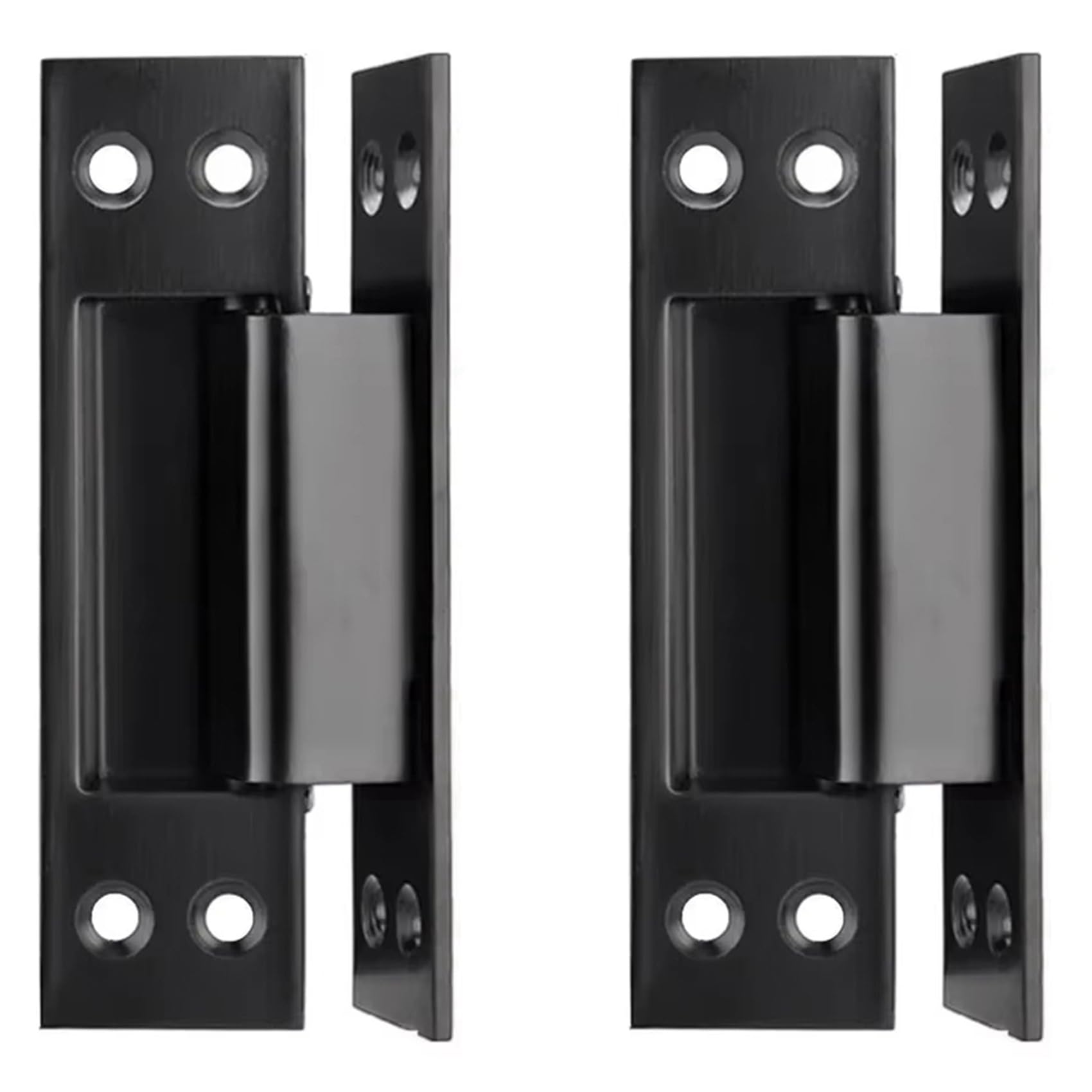 Jnchdghwa Black 2Pcs 4-Inch Concealed Door With Concealed Stainless Steel Wooden Door Concealed Door And Hinge Hidden Hinge