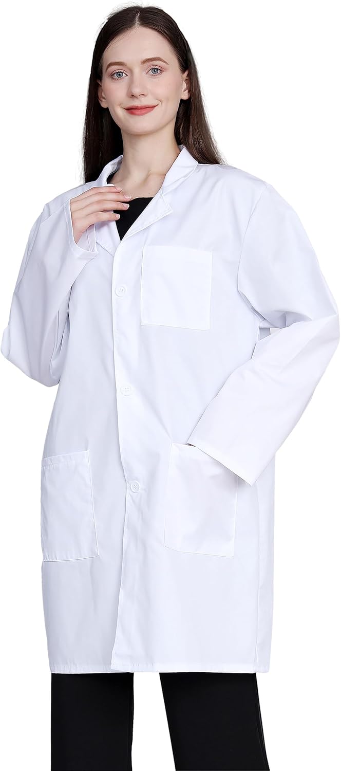 Professional Lab Coat for Women Men, Long Medical Egypt Ubuy