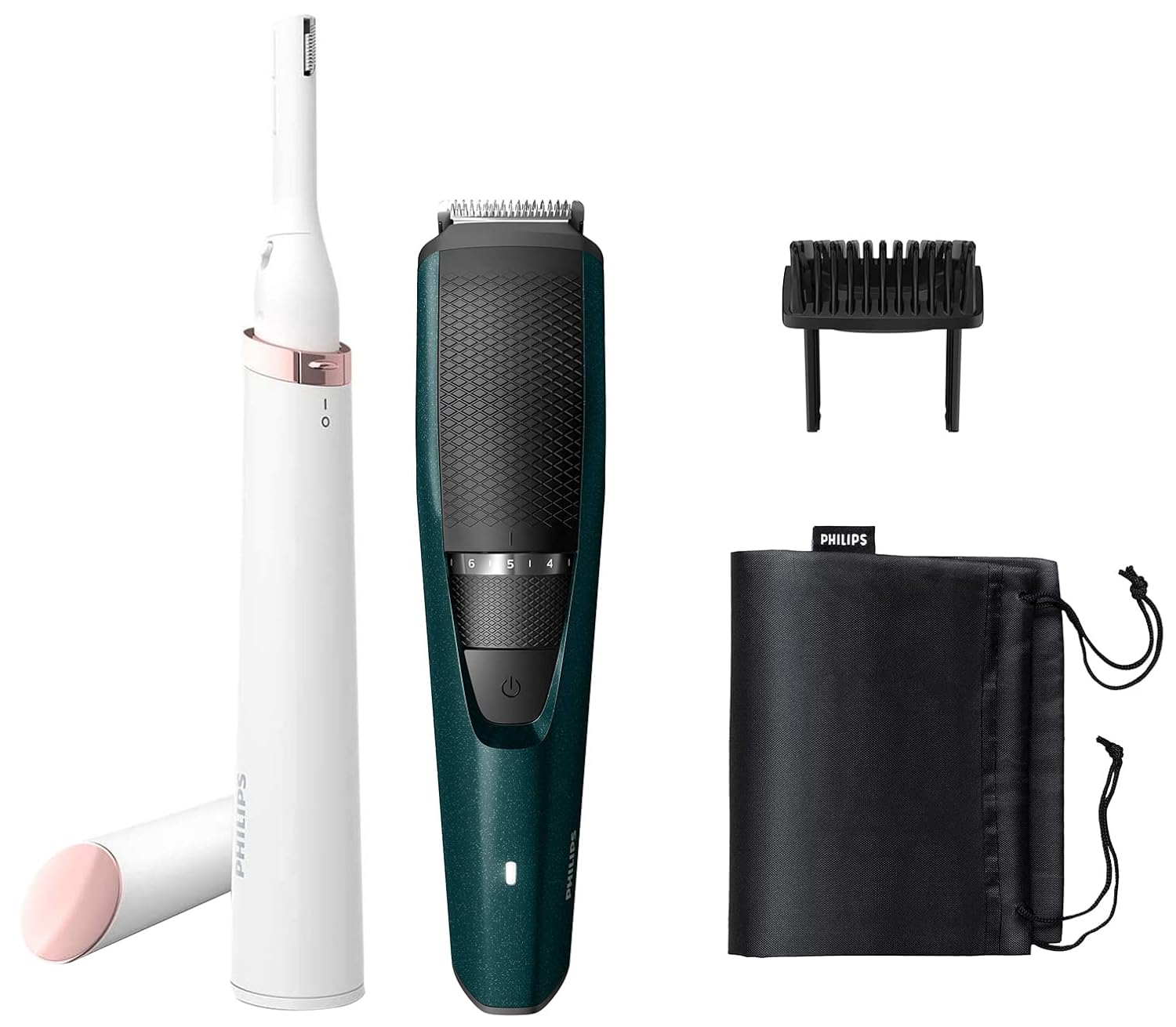 PHILIPS Bt3231/15 Smart Beard Trimmer Power Adapt Technology For