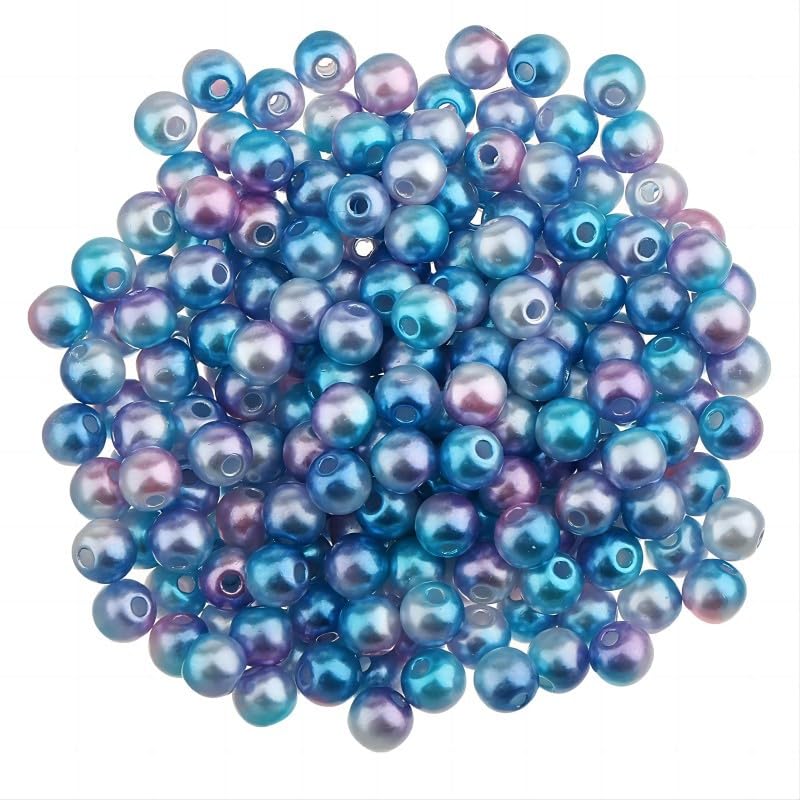 500/1800/4900/8500/18000/45000 szt. 3-12 mm kolorowe sztuczne koraliki perłowe, akrylowe okrągłe koraliki gradientowe do bransoletek DIY tworzenie biżuterii