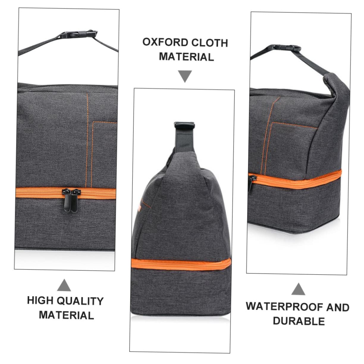 SHINEOFI Bolsa de Cámara Portátil y Prueba de con Compartimentos Separados para DSLR y Lentes para y Almacenamiento de Accesorios