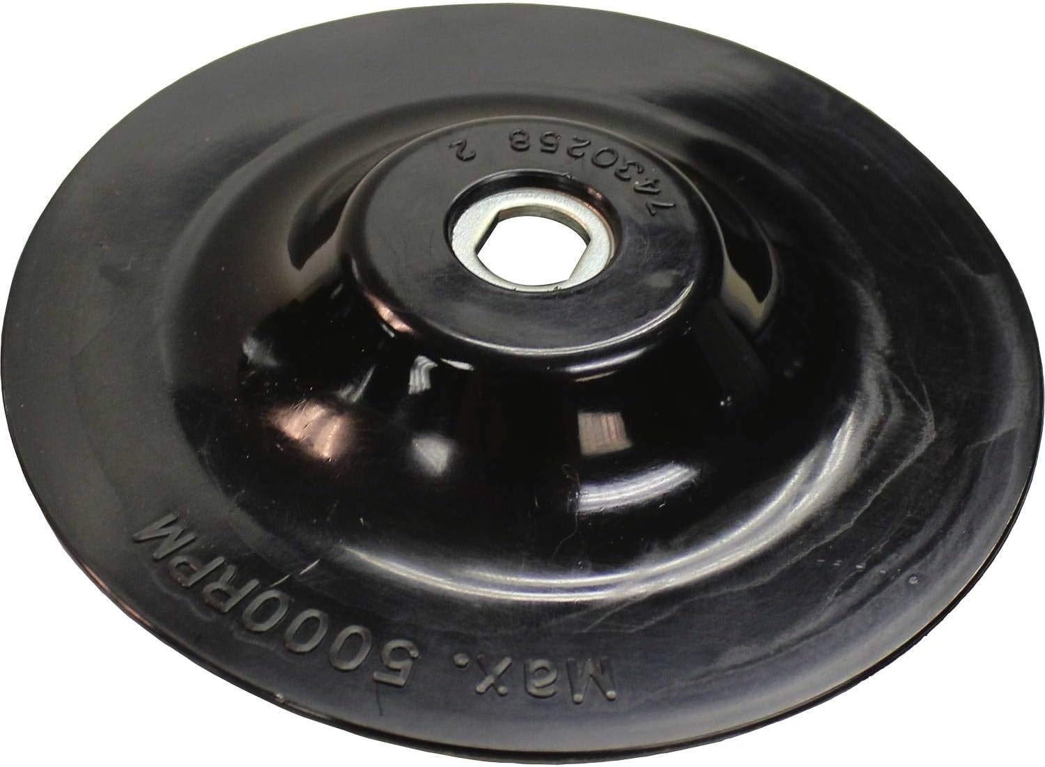 Makita 743025-8 5" Plastic Backing Pad, Black - Power Drill Accessories - 