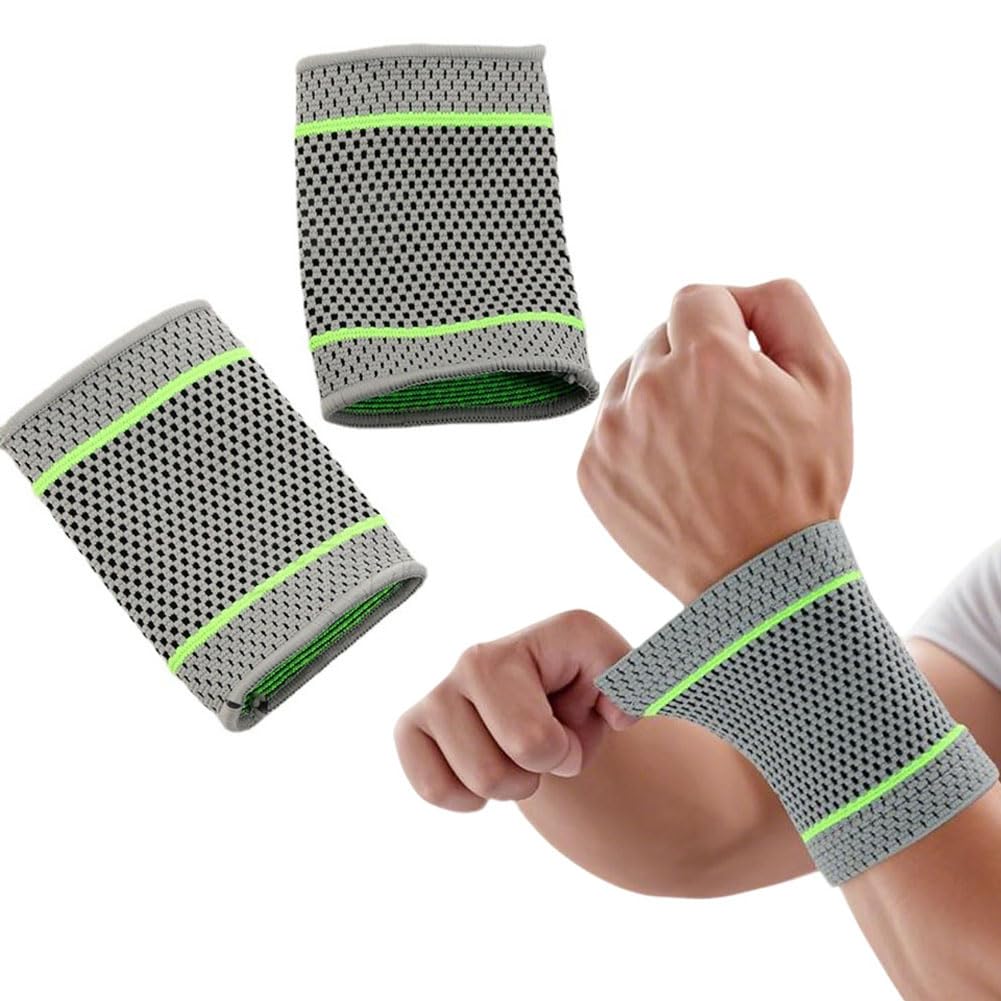 ZHENAN A Pair of Sports Wrist Guard - Nylon Knit Material, Suitable for Both Badminton and Basketball, Breathable, Sweat Absorbing and Wrist Protection to Prevent Discomfort in The Wrist Joints-image-33