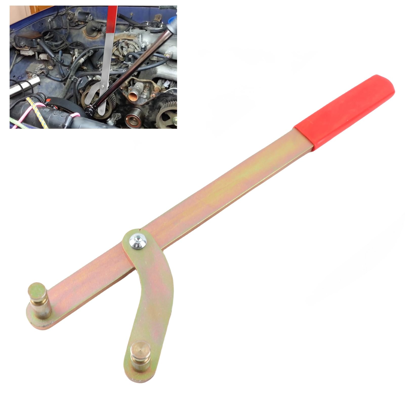 Attrezzo Supporto Puleggia Albero a Camme Supporto Puleggia Albero a Camme Universale Attrezzo di Tenuta Pignone Camma per Separazione Foro Pignone 3/4"-7,5"