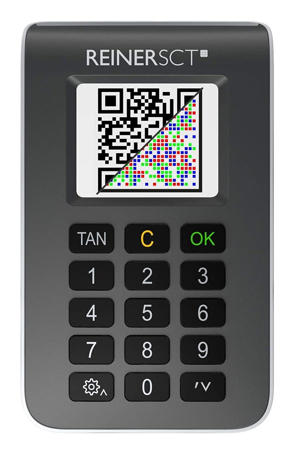 REINER SCT tanJack Photo QR Chip chipTAN-Tan Generator für Online Banking & Duracell Specialty 2032 Lithium-Knopfzelle 3 V
