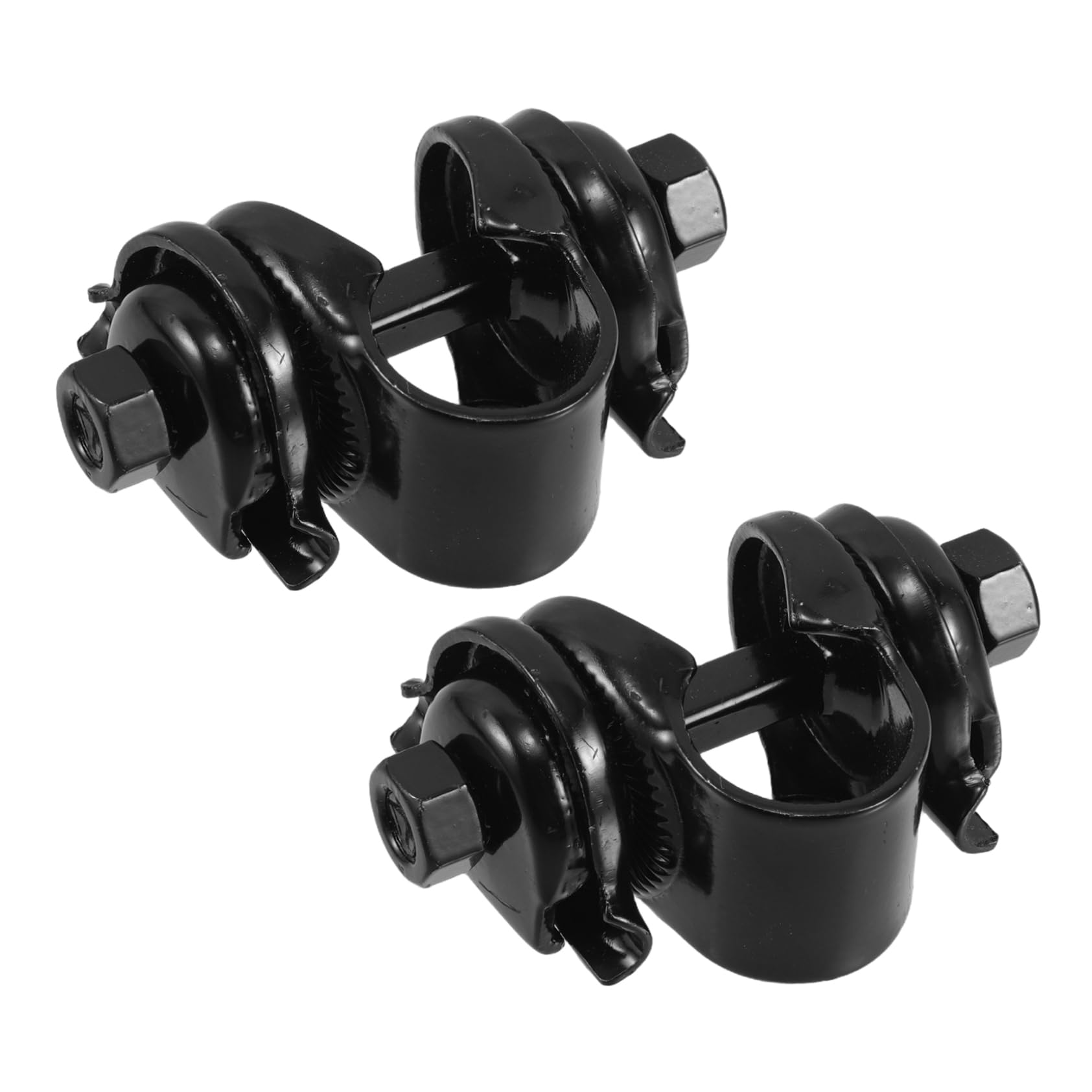 POPETPOP Bike Seatpost Clamp Mounting Buckle Exercise Bike Seat Adapter Versatile Saddle Clamp for City and Mountain Biking