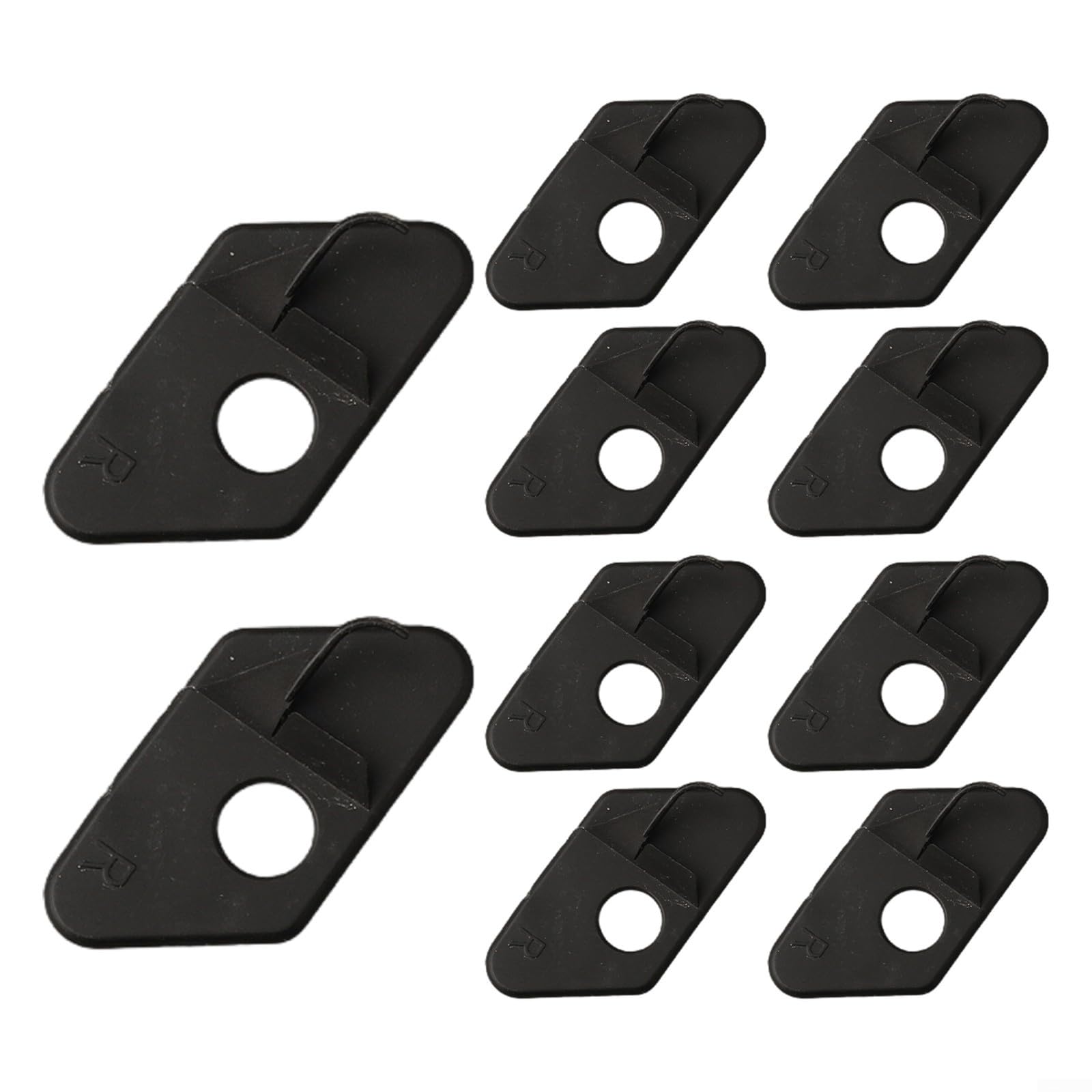 Arrow Rest For Recurve Bow Right Hand Hunting Accessories Lightweight Abs Material Black Color Compact Size Easy Install Gear(10pcs)