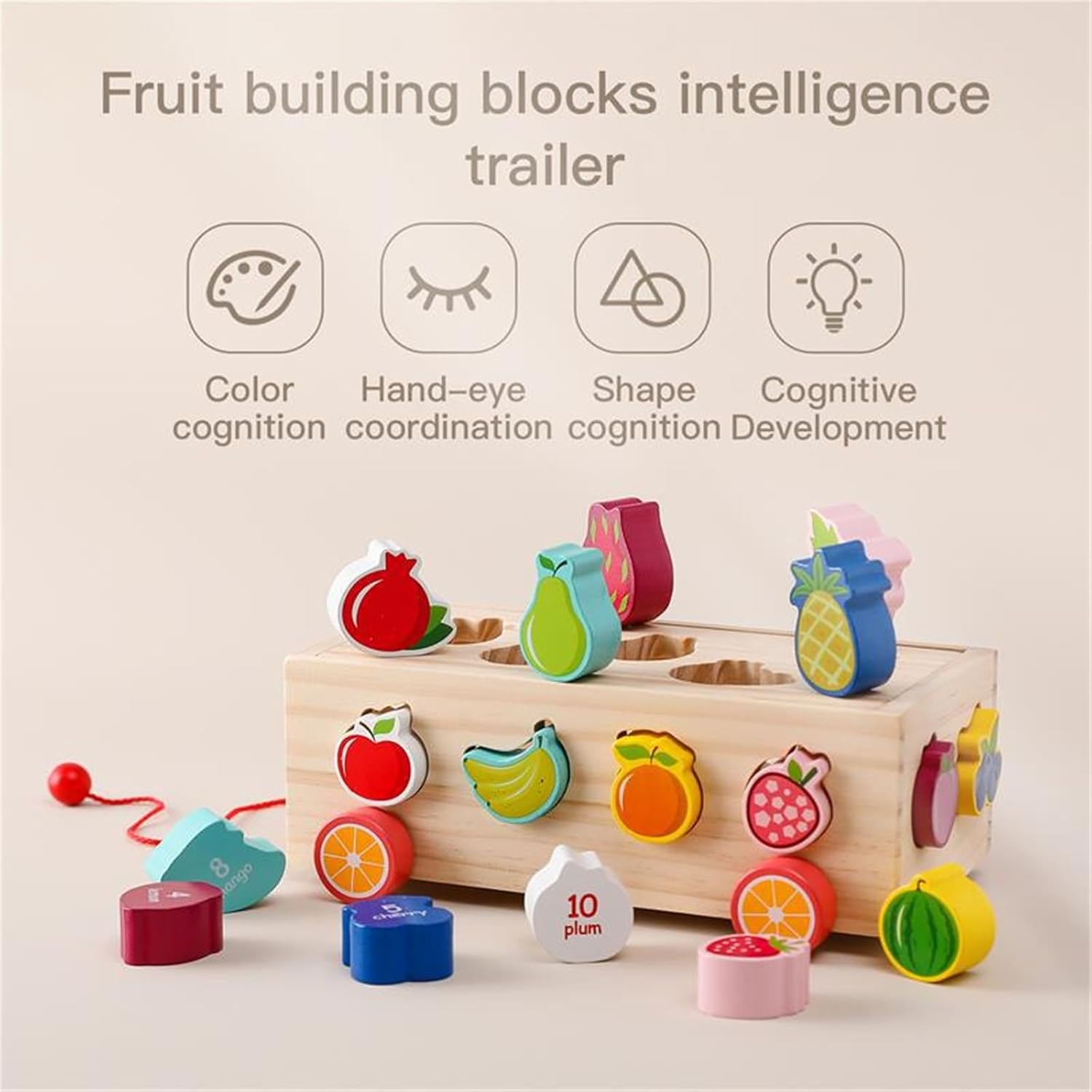 知育玩具 形合わせ おもちゃ 木製のフルーツの形に合わせたブロック、子供用認知ビルディングブロックおもちゃ 誕生日、入園、 親子ゲー Amazon |  電動ギアビルディングブロックおもちゃ |くるくる歯車の知育玩具 |再利用可能な パズル連動学習ギアブロック ...