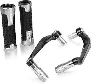 KUGEKI Motorcycle Hand Guard Motorcycle Handlebar Grips Handle Bar Brake Clutch Lever Guard Protection for HON-DA SYM MAXSYM 400i 600i MAX 400 600 All Years (Color : Pink)