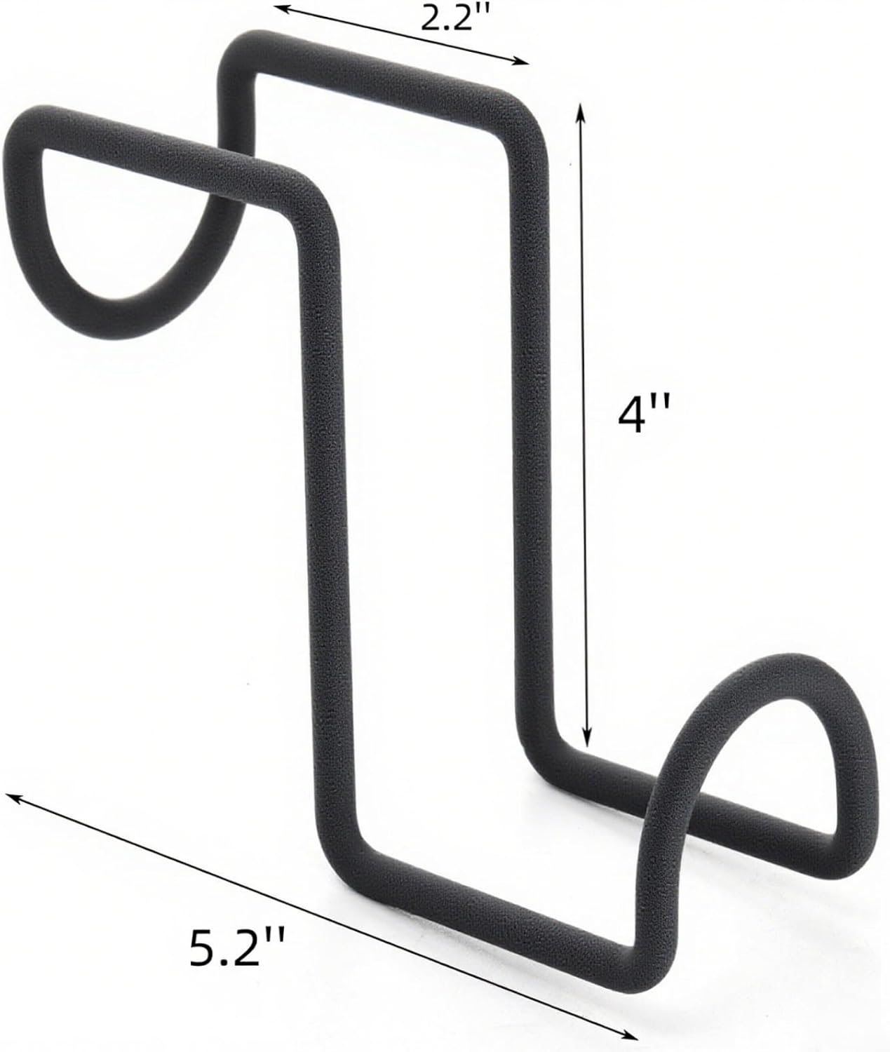 8 Pcs Tack Hook 4 Inch, Heavy Duty Horse Halter Rack, Over Rail Bridle Hooks, Metal Horse Water Bucket Hangers for Hanging Horse Bridles, Saddle Fence Door Holder, Horse Stall Accessories - Image 2