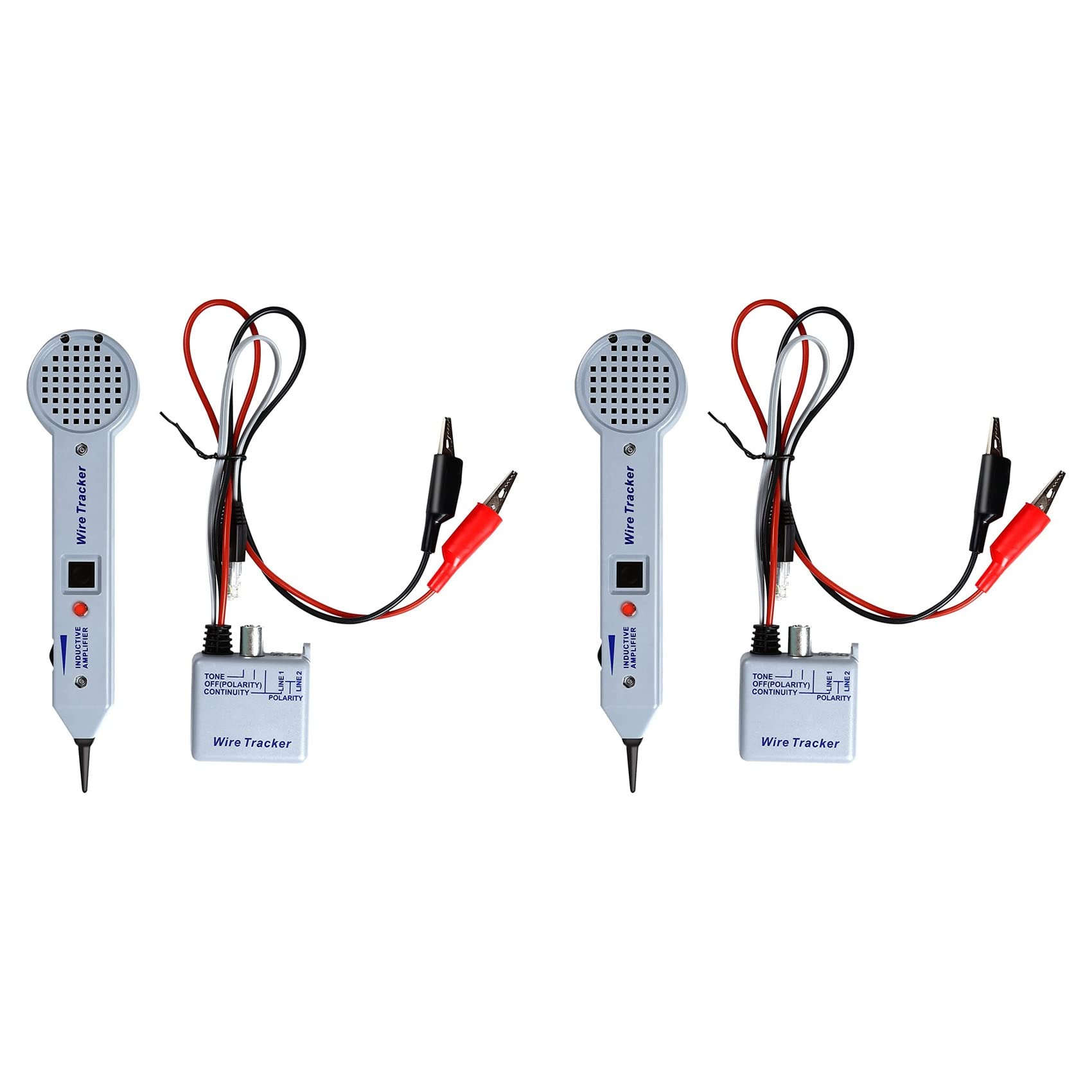 Jnchdghwa As Shown 2X Tone Generator Kit,Wire Circuit Tester,200Ep High Cable Toner Detector Finder Tester,Inductive Amplifier