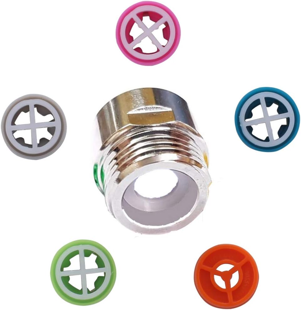 YDmeetShower Flow Reducer Limiter Set Saves Handheld or Fixed/Rain Shower Head Water Consumption to Reduce Your Water Bills:Up to Water Saving 4L Each Minute