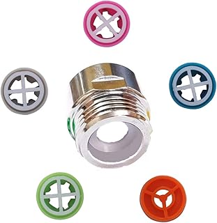 Shower Flow Reducer Limiter Set Saves Handheld or Fixed/Rain Shower Head Water Consumption to Reduce Your Water Bills:Up to Water Saving 4L Each Minute