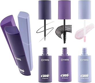 MARS TRIO Treat 3-IN-1 Eye Makeup Kit with Eyeliner, Mascara & Eyeshadow (24.50gm) | Travel Friendly Design | Long-Lasting | Versatile | Effortles Application