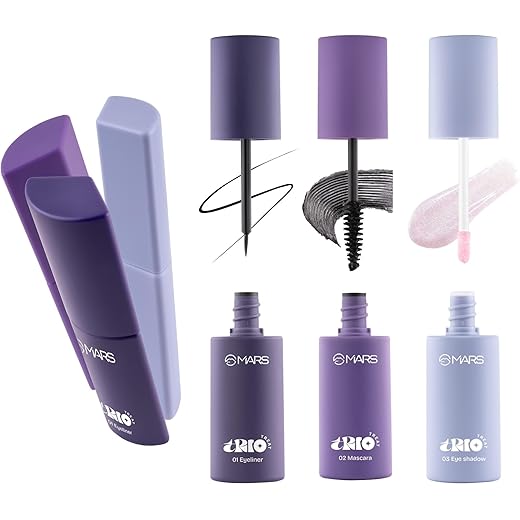 MARS TRIO 3-IN-1 Eye Makeup Kit 24.50gm