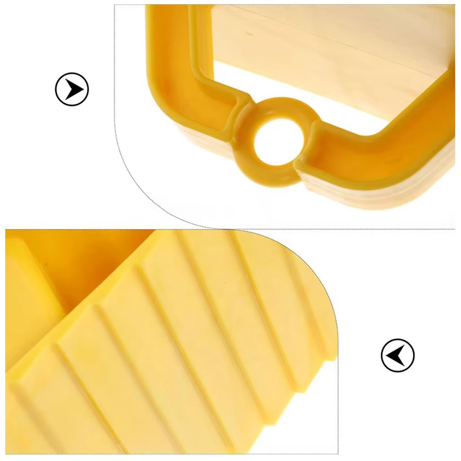 Tkxjry Set Of 2 Wheel Chocks Car Non-slip, 20 X 12 X 11 Cm
