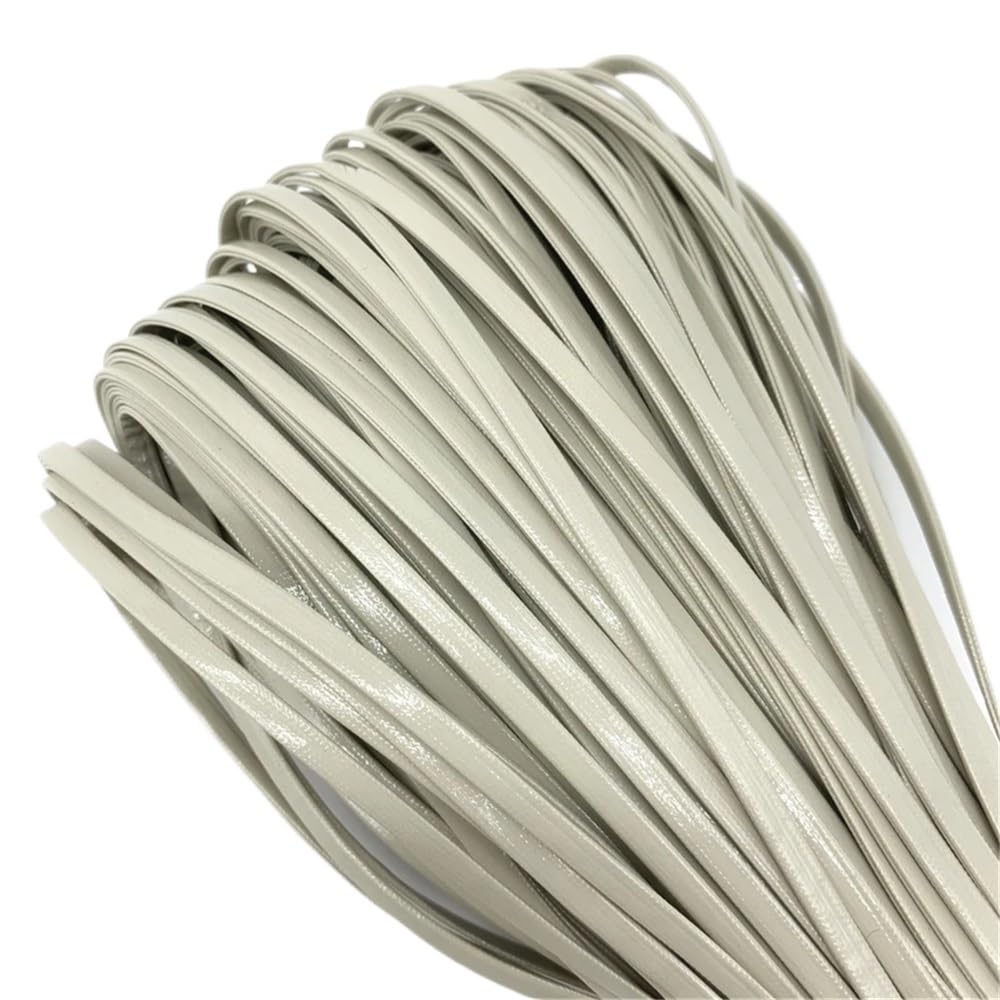 Decor Craft String 5yards Flat Leather String Decoration Rope, PU Imitation Cord for Jewelry Making 1piece