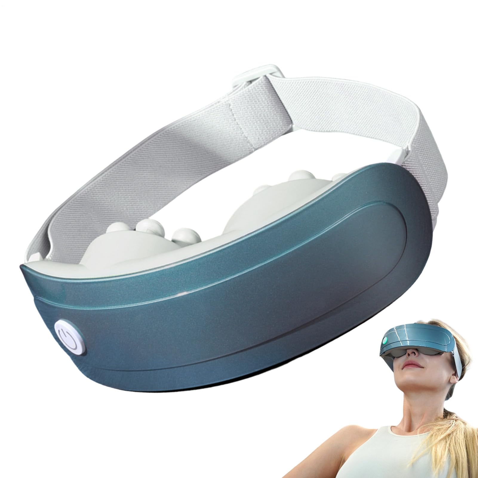 Masajeador de Ojos Ergonómico | Masajeador Ocular de Larga Duración para Adultos Ocupados, Estudiantes, Regalos de Cumpleaños y Navidad, en Dormitorio,