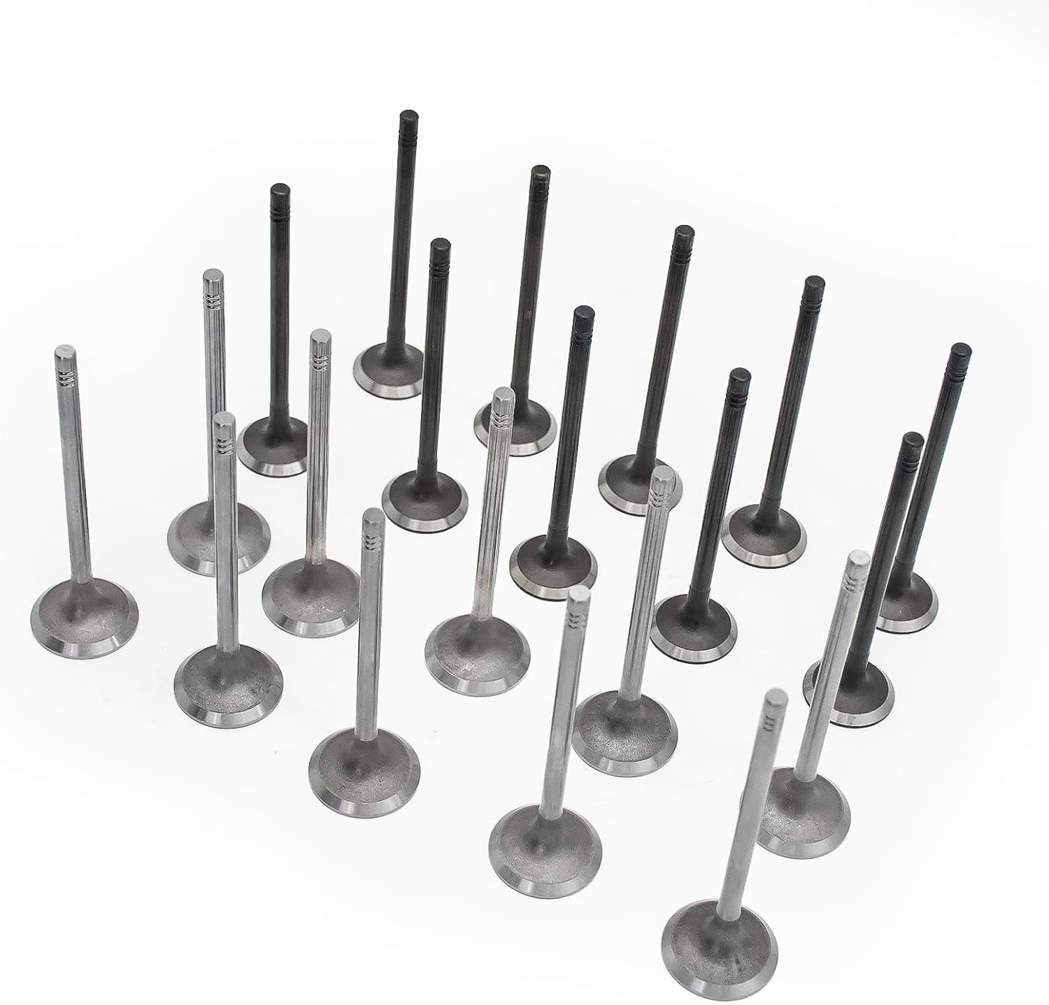 Hex Autoparts 20 PCS Intake & Exhaust Valves Compatible with Volvo C30 C70 S40 S60 S70 S80 V50 V60 V70 XC60 XC70 XC90 1.6L 2.0L 2.3L 2.4L 2.5L 2.9L 1998-2016 9454607 9454610