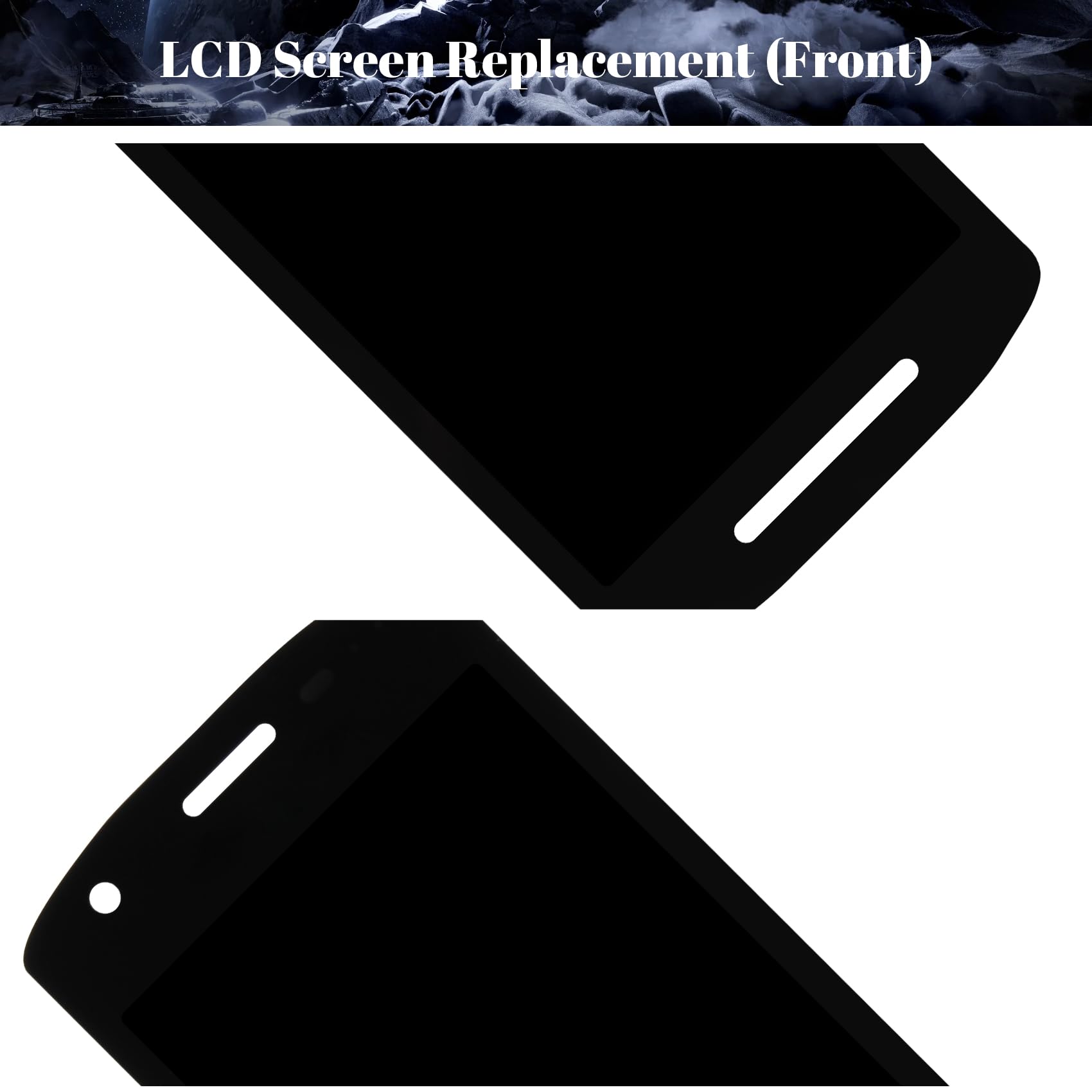 Kit de réparation d'écran tactile LCD pour Zebra TC21/TC26 pour Zebra TC21/TC26 (noir)