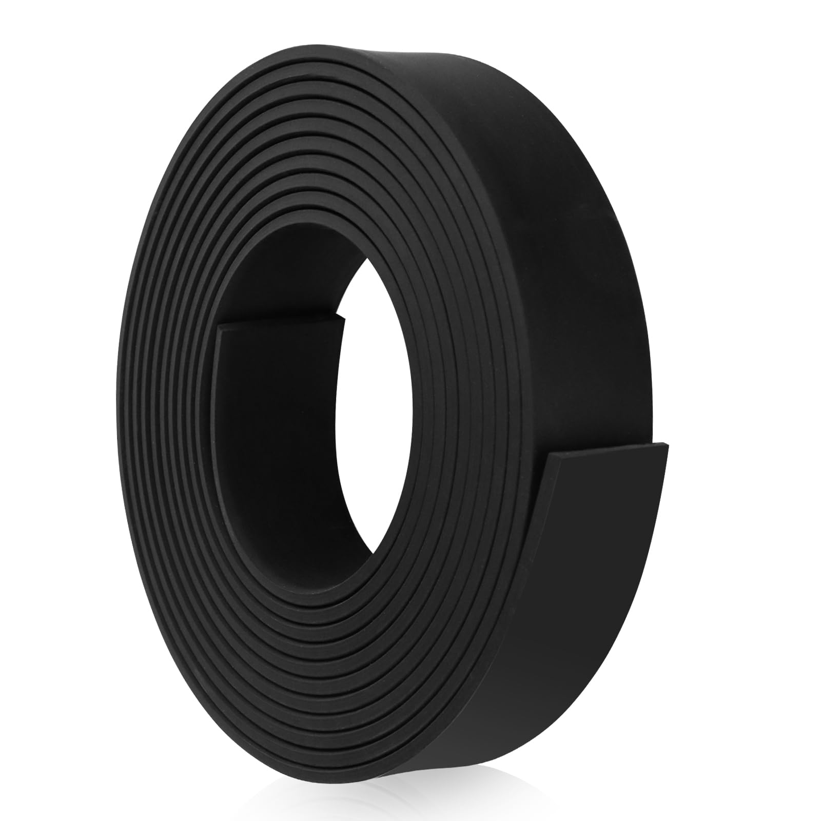 Gummistreifen Vollgummi Gummiplatte Dichtung 3m×25mm×5mm Gummidichtung flach Gummimatte Neopren Gummistreifen für DIY Gummischutz Dämpfungsgummi (nicht klebend)