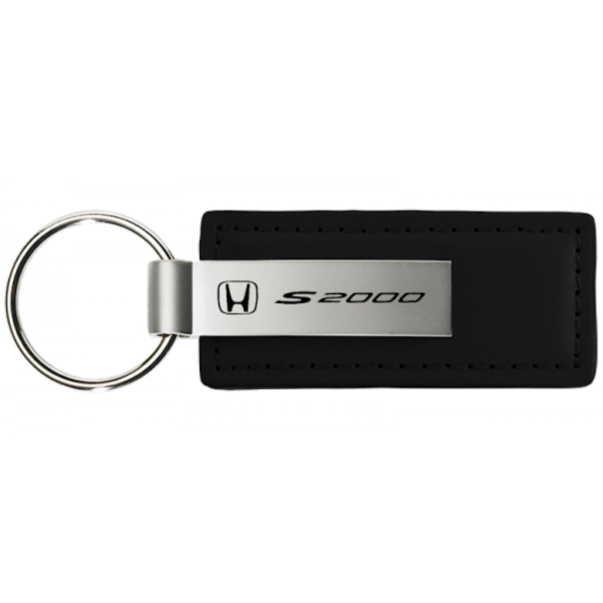 INC. Officially Licensed Black Leather Key Fob for Honda S2000