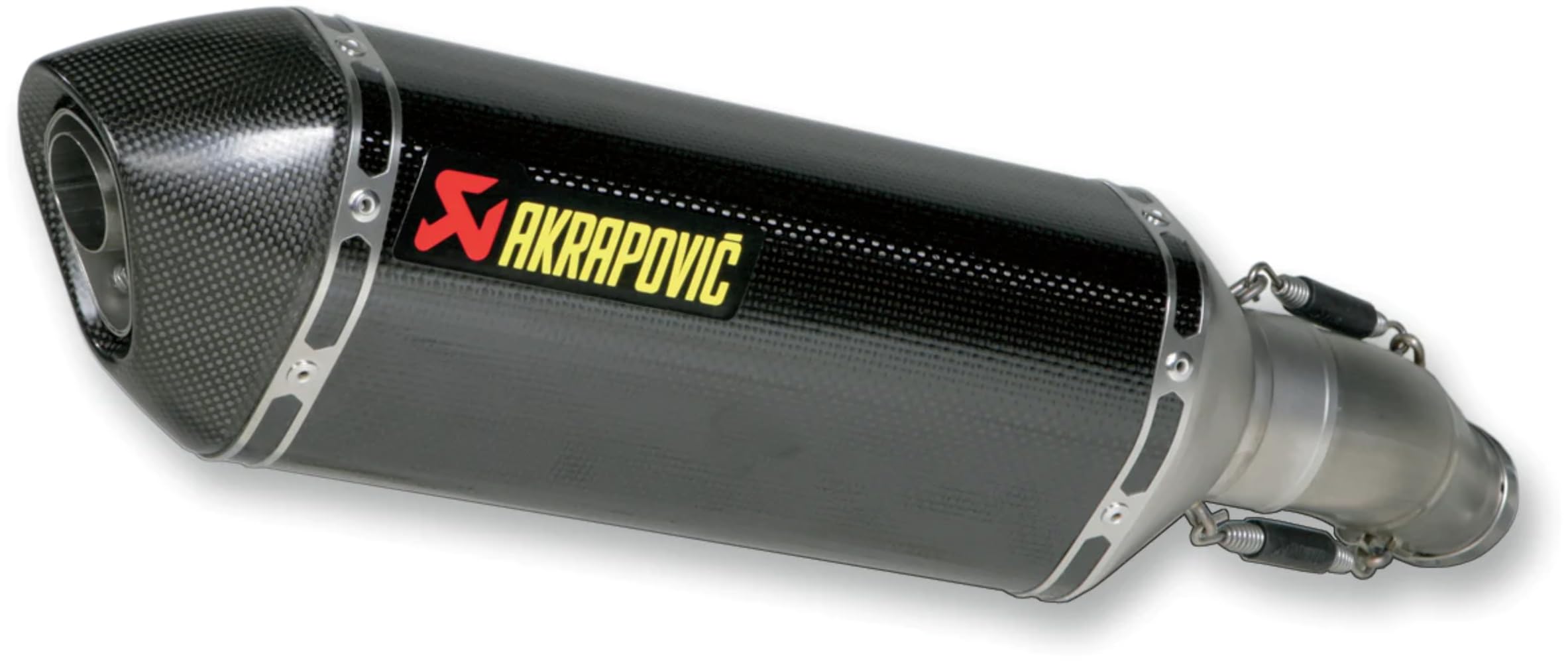 AkrapovicStreet Legal Series Slip-On - Hexagonal Carbon Fiber Muffler , Material: Carbon Fiber S-S6SO8-HZC
