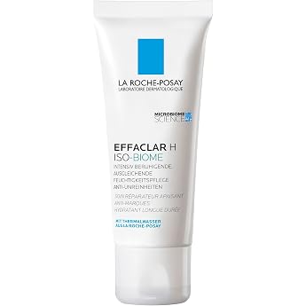 Effaclar H Iso-Biome Moisturiser Acne Treatment 40ml | Soothing moisturiser as a companion care for acne treatment. Moisturis