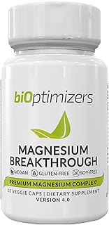 Magnesium Breakthrough Supplement 4.0 - Has 7 Forms of Magnesium: Glycinate, Malate, Citrate, and More - Natural Sleep and Brain Supplement - 30 Capsules