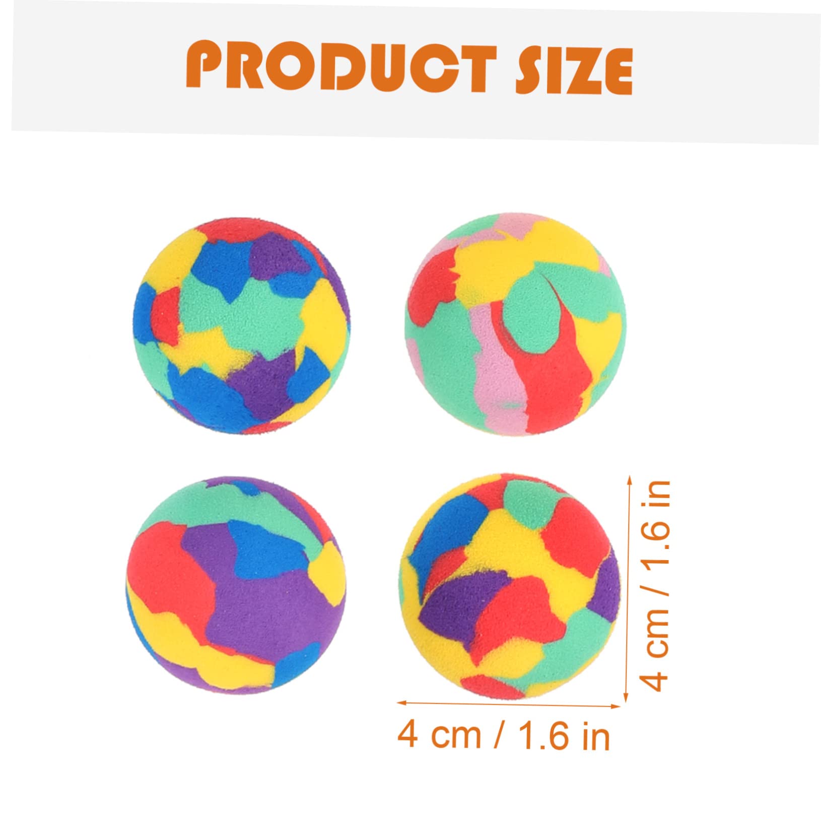 Milisten 50Pcs Bouncy Balls Stress Balls for Fun Playtime Portable for Present to Promote Relaxation and Cognitive Skills