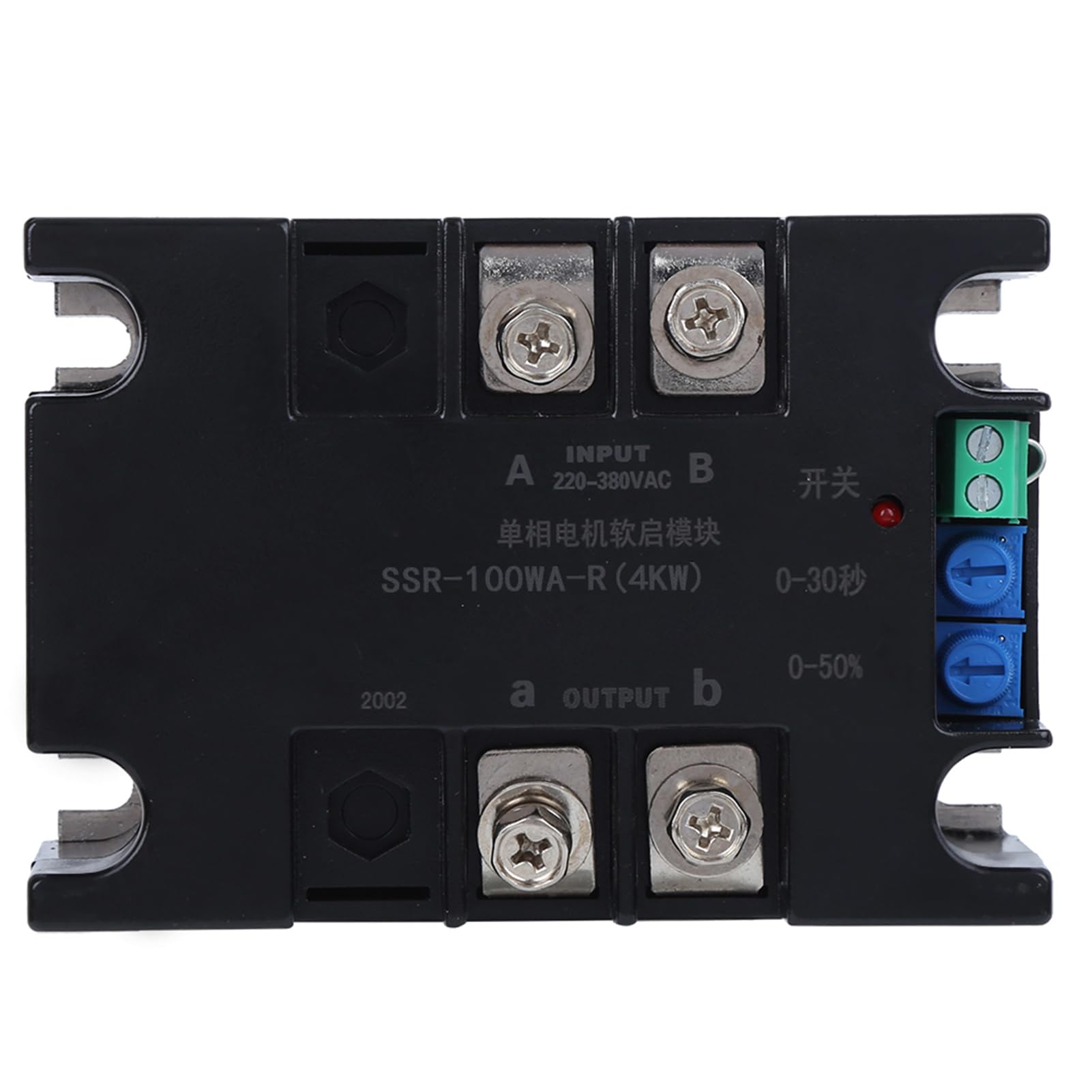 SSR-100WA-R (4KW) Tarjeta de arranque de motor Controlador de arranque suave con arranque suave sin parada suave para motor monof¨¢sico ordinario(M¨®dulo)