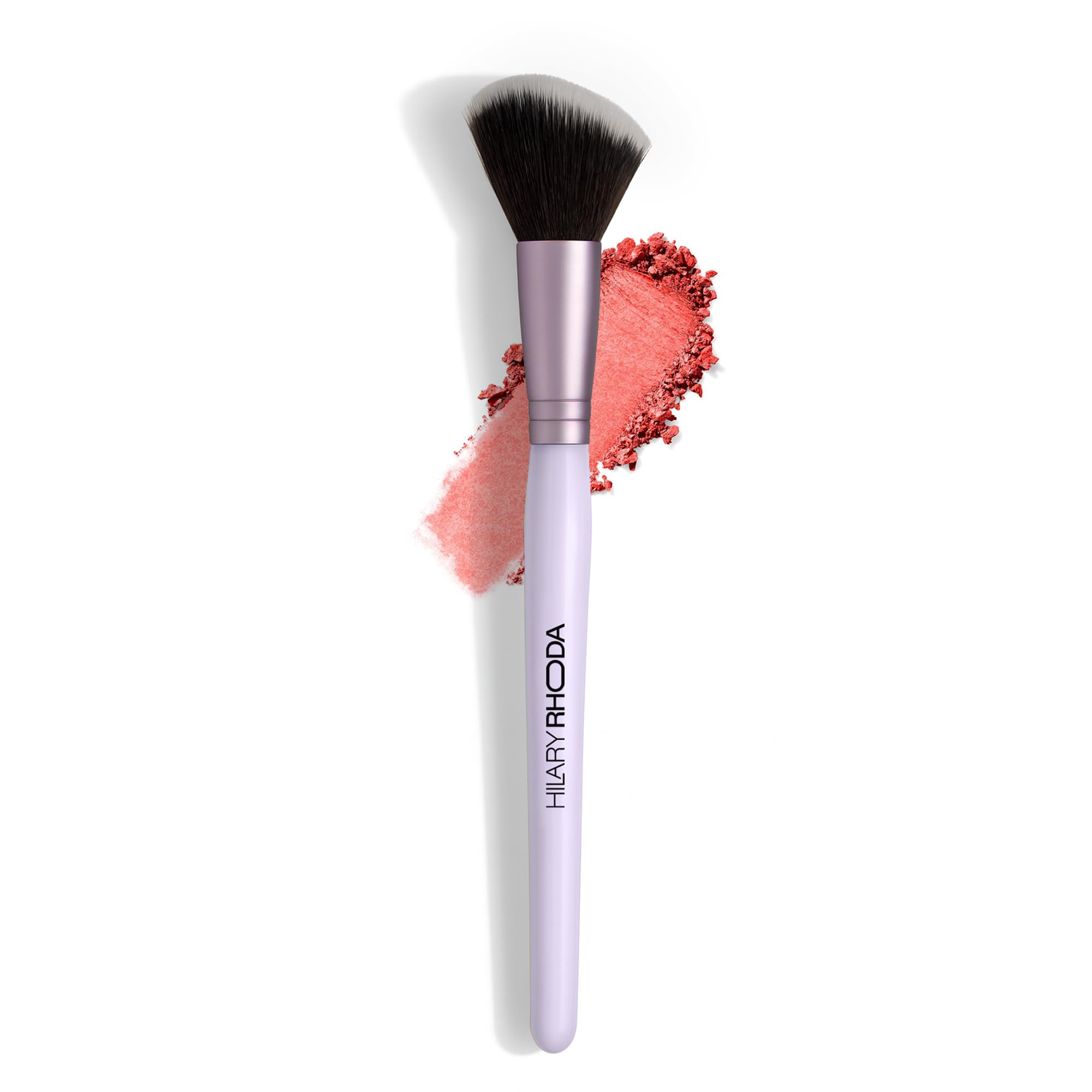 Hilary Rhoda Pro Series Blush Brush | Angled Brushes For Powder & Liquid | Fluffy Makeup Brush With Ultra-Soft Synthetic Bristles | Multi-Purpose Brush | Makeup Brushes for Women-image-8