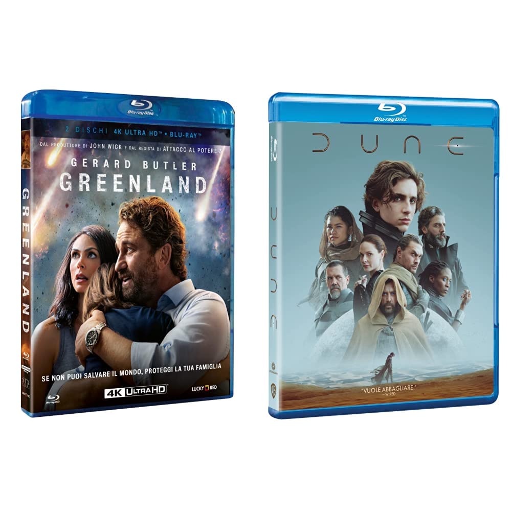 Greenland (4K UltraHD+BluRay) & Dune (Bluray) ( Blu Ray) Amazon.it