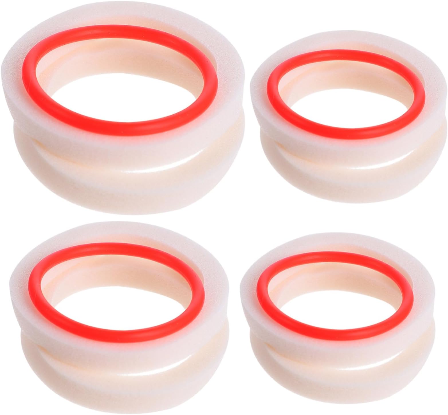 SUPVOX 4sets Bicycle Maintenance Kit Front Fork Sponge Rings Oil Seal Sponge Bike Accessories Axle Seal Fork