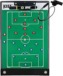 Prancheta Tática Magnética Futebol De Campo Kief C/Apito
