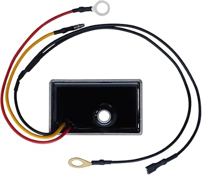 Red Hawk VOLT-0007 Voltage Regulator Compatible with/Replacement for Club Car DS 1992 and Newer Gas 1015777, 102711201 Golf Carts | OEM replacement, for golf cart, VOLT-0007