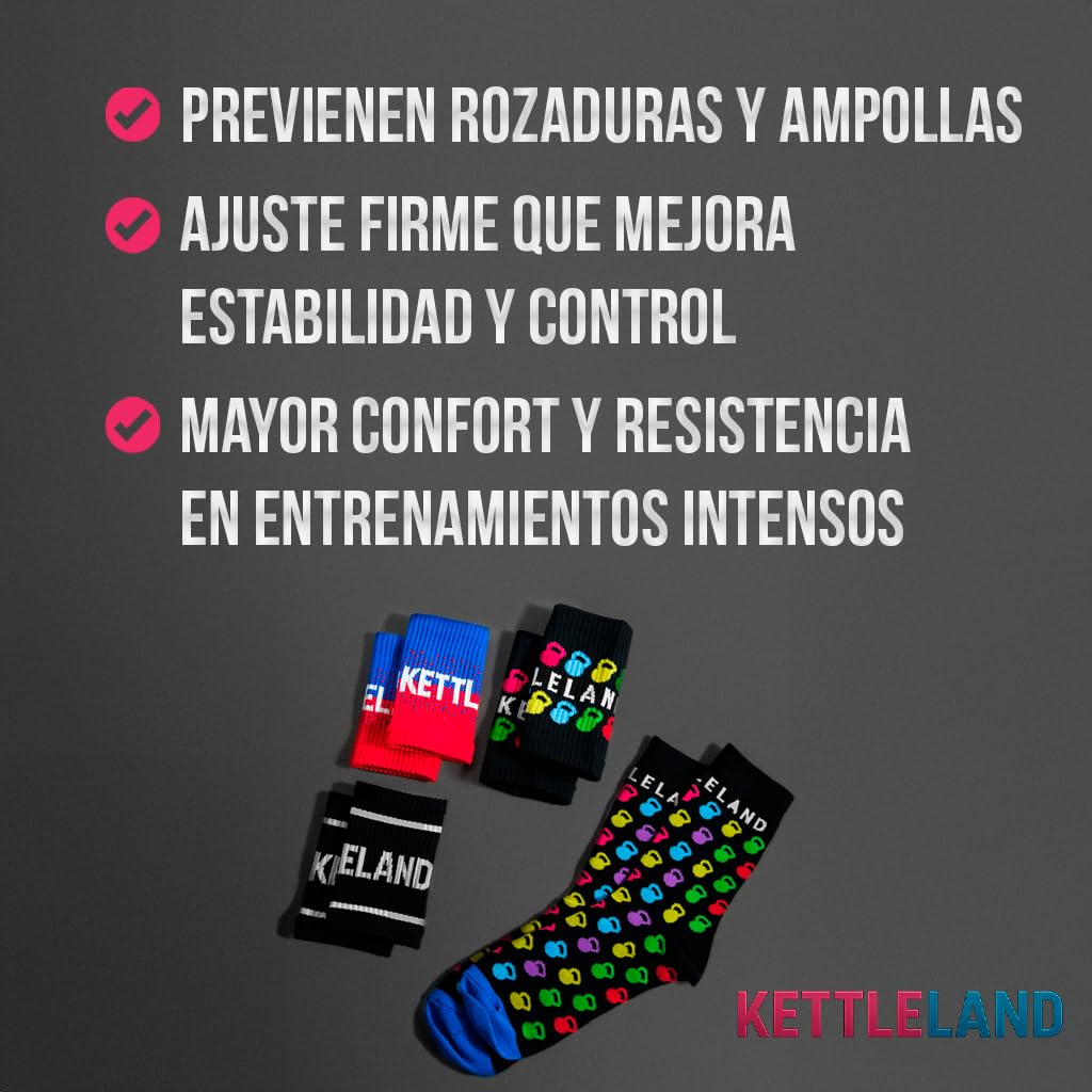 Pack de entrenamiento Kettleland Calcetines y 3 Muñequeras