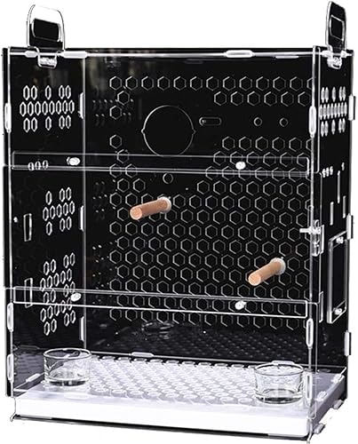 Jaula de viaje para loros regalo para los amantes de las aves jaulas de pájaros para pericos jaula de loro pequeña para el hogar letra D